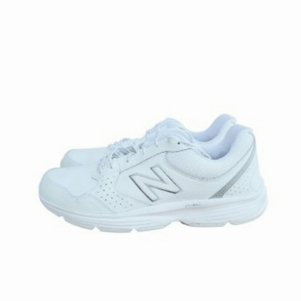 New Balance 411 White Leather Athletic Tennis Walk Run Shoe Sneaker Women 10 - Picture 2 of 10
